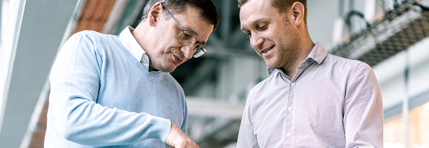 portrait of employees