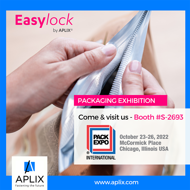 PACKEXPO chicago aplix easylock closure packaging