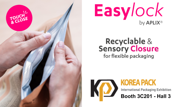 korea pack resealable closure easylock aplix zipper packaging