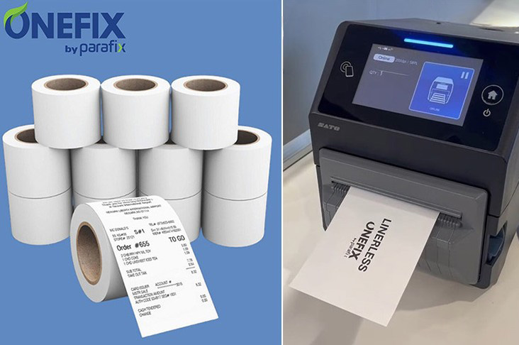 ETIQUETAS ADESIVAS LINERLESS PARAFIX ONEFIX 