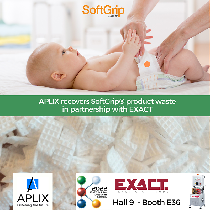 Softgrip aplix waste recovery Exact plastic