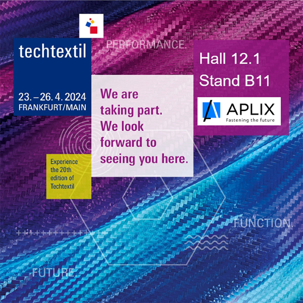 aplix hook and loop TECHTEXTIL 2024 Germany