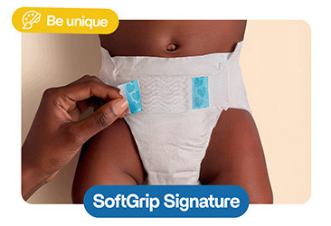 fermeture innovantes couches culottes bébés SoftGrip Signature APLIX
