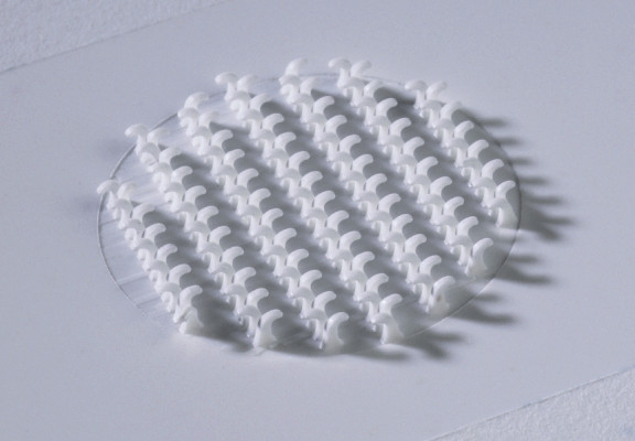 intermold aplix zonas de ganchos en piezas de plástico