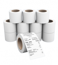 Etiquetas adesivas linerless parafix onefix